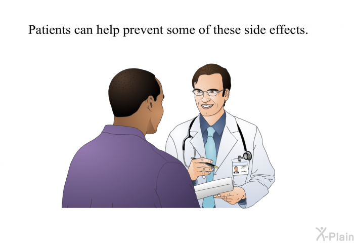Patients can help prevent some of these side effects.