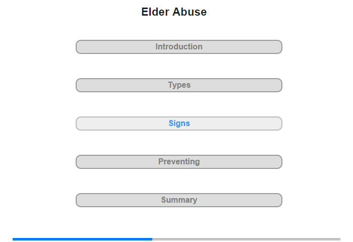 Signs of Elder Abuse