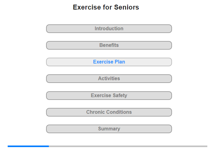 Creating an Exercise Plan
