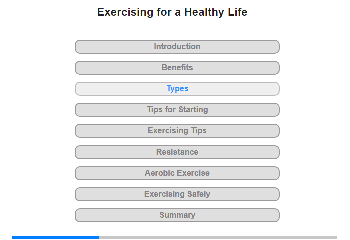 Types of Physical Activity