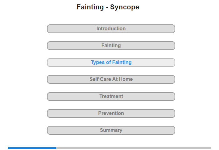 Types of Fainting