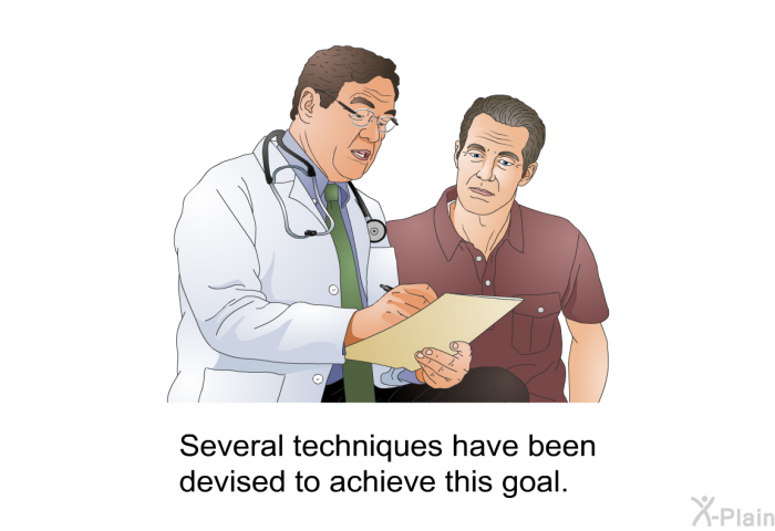 Several techniques have been devised to achieve this goal.