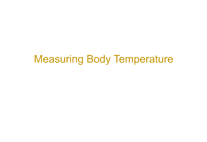 Measuring Body Temperature