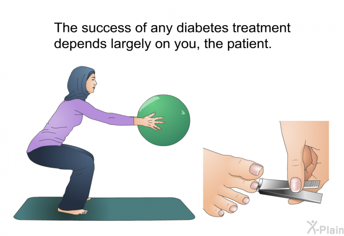 The success of any diabetes treatment depends largely on you, the patient.