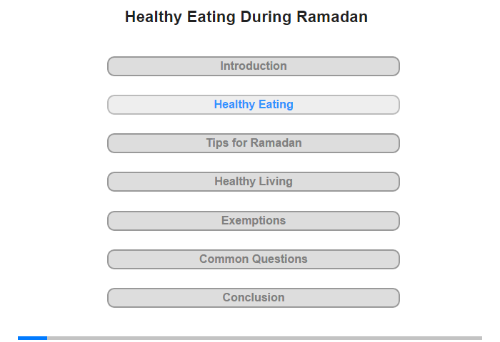 Ramadan and Healthy Eating