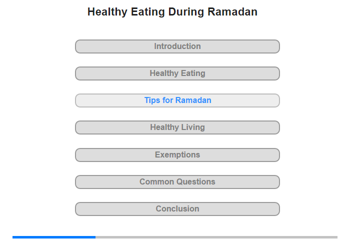 Tips for Ramadan