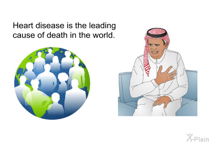 Heart disease is the leading cause of death in the United States.