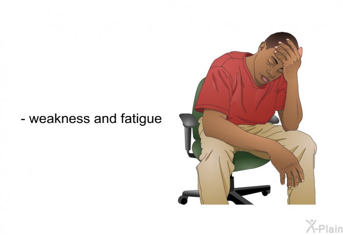 weakness and fatigue
