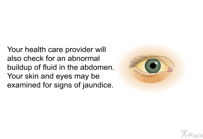 Blood tests can be used to check for liver problems. One test detects alpha-fetoprotein or AFP. High levels of AFP could be a sign of liver cancer. Other tests show how well the liver is working.