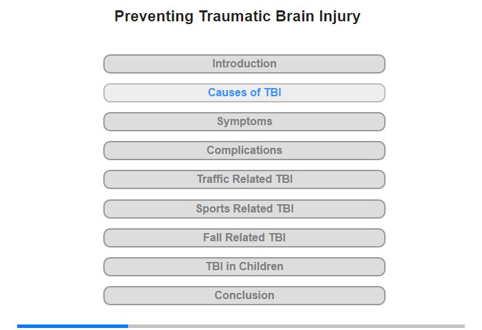 Causes of TBI