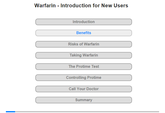 Benefits of Warfarin