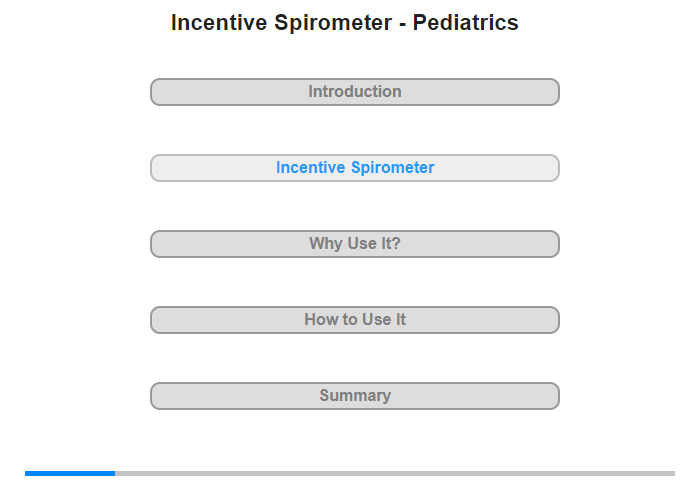 Incentive Spirometer