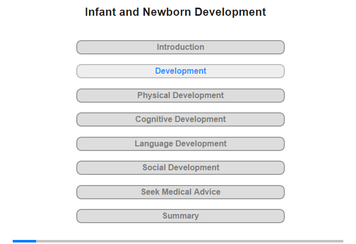 Infant and Newborn Development
