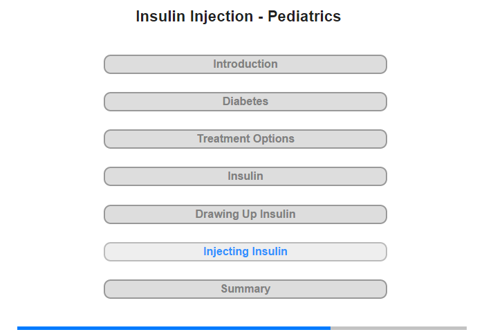 Injecting Insulin