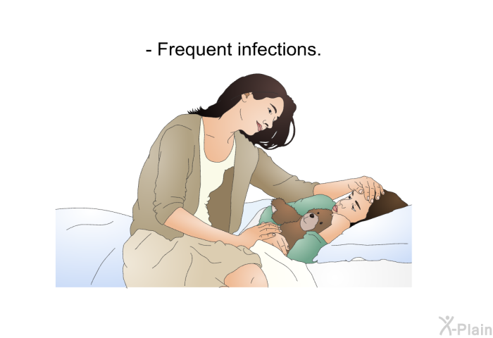 Frequent infections.