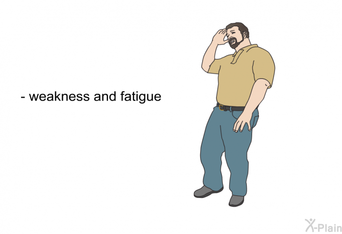 weakness and fatigue