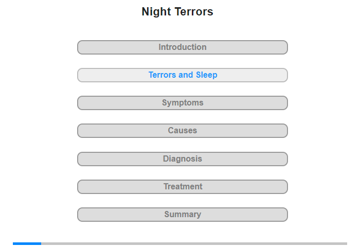 Night Terrors and Sleep
