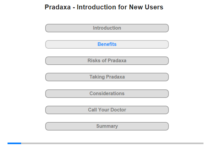 Benefits of Pradaxa