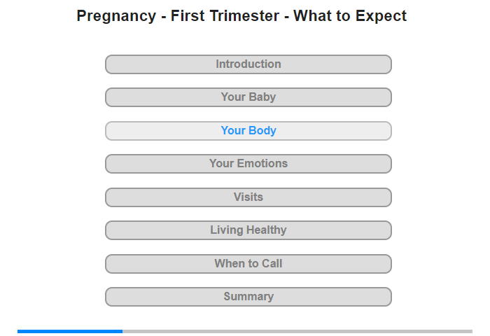 First Trimester - Your Body