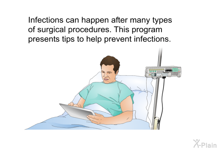 Infections can happen after many types of surgical procedures. This health information presents tips to help prevent infections.