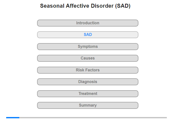 Seasonal Affective Disorder (SAD)