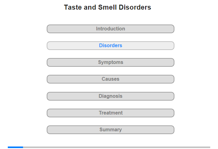 Taste and Smell Disorders