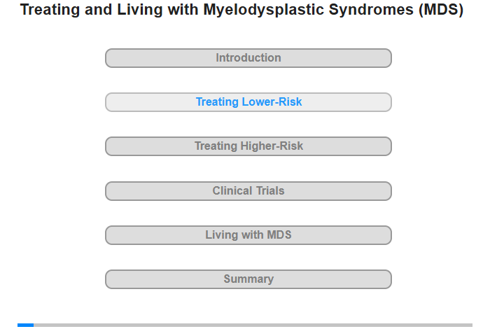 Treating Lower-risk MDS