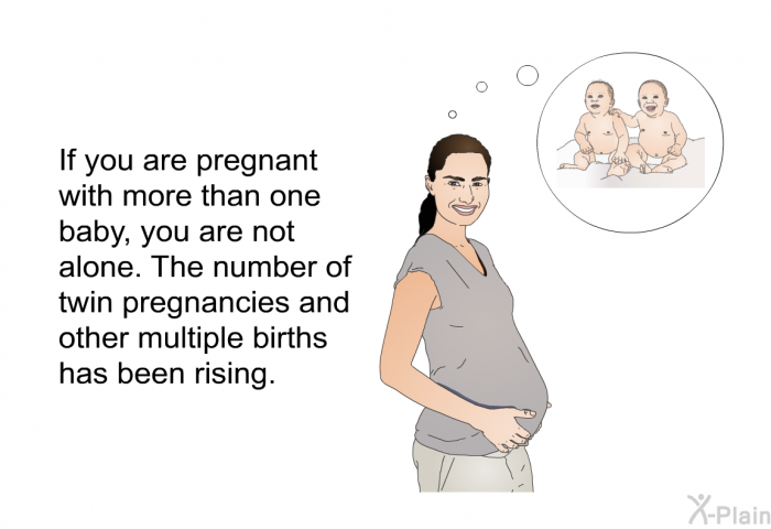 If you are pregnant with more than one baby, you are not alone. The number of twin pregnancies and other multiple births has been rising.
