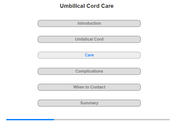 Umbilical Cord Care