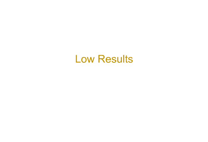 <B>L</B><B>ow Results</B>