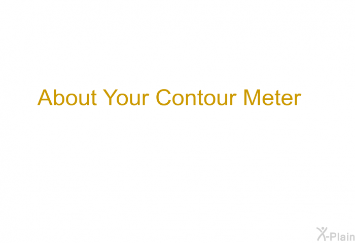 About Your Contour Meter