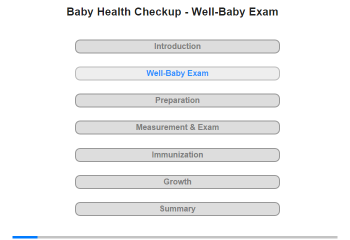 Baby Health Checkup (Well-Baby Exam)