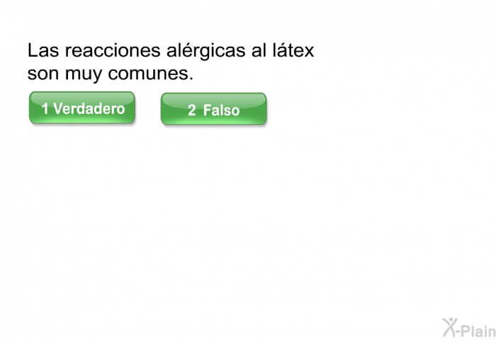 Las reacciones alrgicas al ltex son muy comunes.