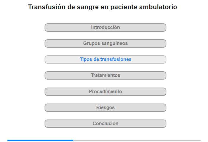 Tipos de transfusiones de sangre