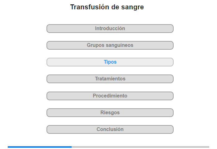 Tipos de transfusiones de sangre