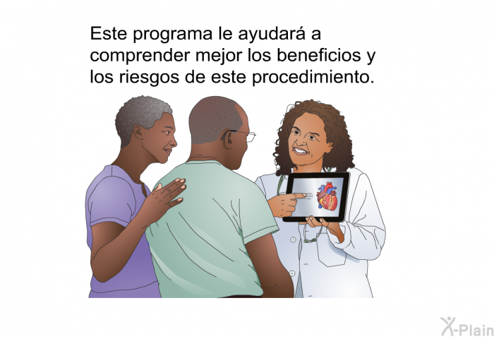 Esta informacin acerca de su salud le ayudar a comprender mejor los beneficios y los riesgos de este procedimiento.