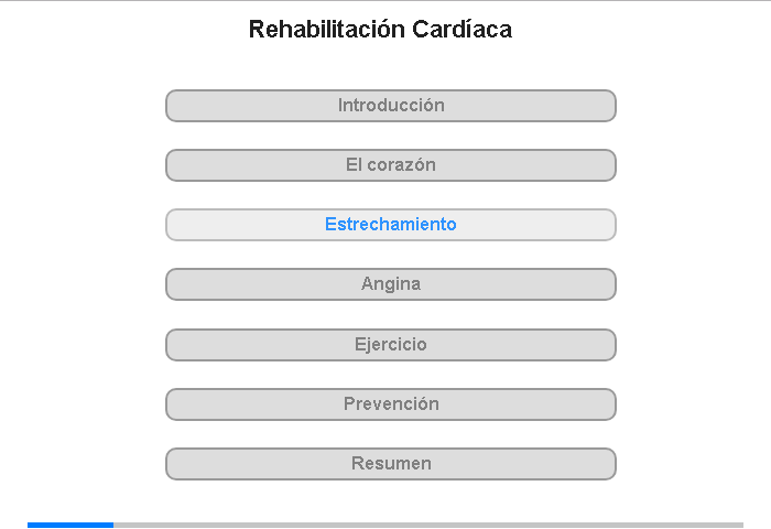 Estrechamiento de las arterias coronarias