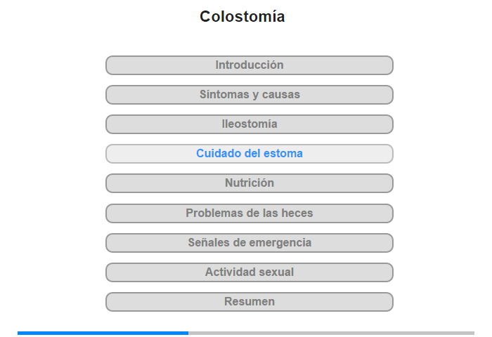 Cuidados del estoma