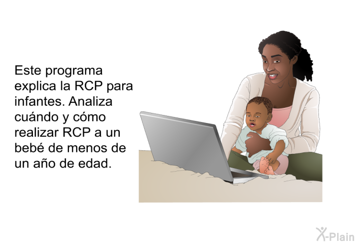 Este informacin acerca de su salud explica la RCP para infantes. Analiza cundo y cmo realizar RCP a un beb de menos de un ao de edad.