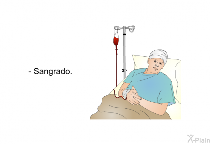 Sangrado.