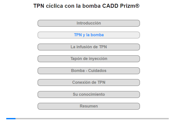 TPN y la bomba CADD Prizm