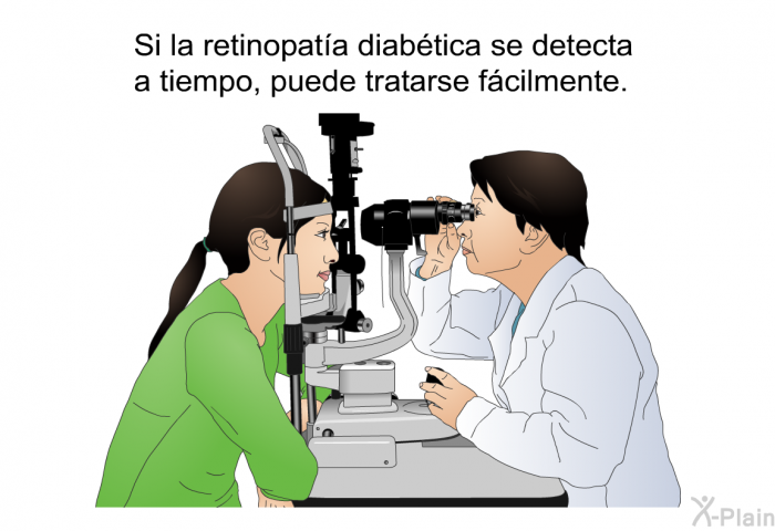 Si la retinopata diabtica se detecta a tiempo, puede tratarse fcilmente.