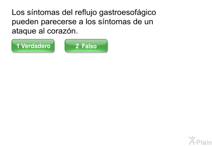 Los s�ntomas del reflujo gastroesof�gico pueden parecerse a los s�ntomas de un ataque al coraz�n.