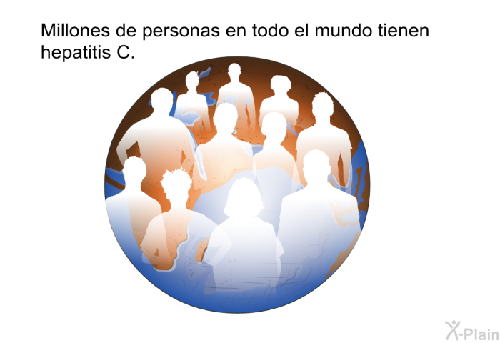 Millones de personas en todo el mundo tienen hepatitis C.