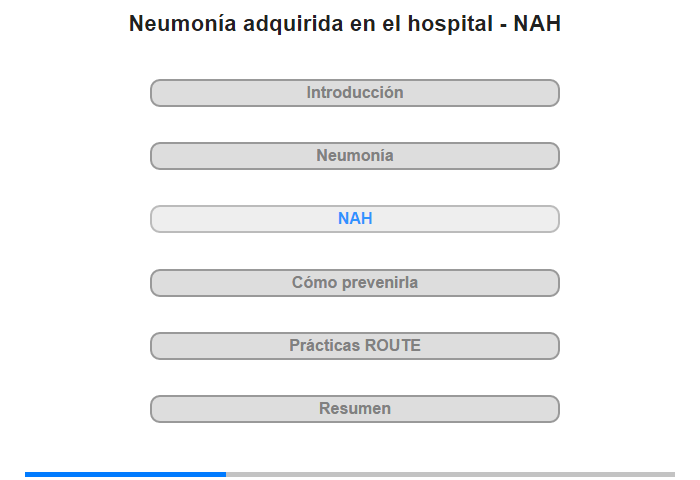 Neumona adquirida en el hospital – NAH