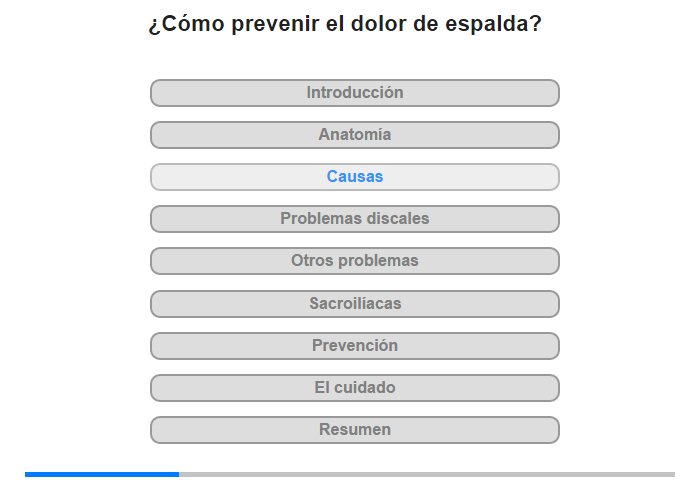 Las causas del dolor de espalda