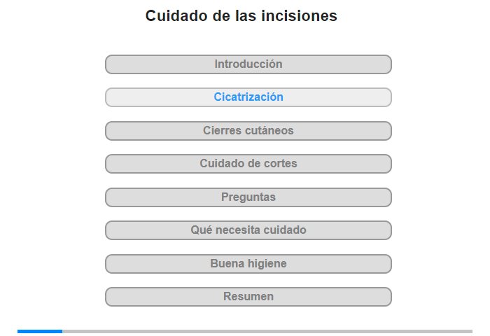 El proceso de cicatrizacin