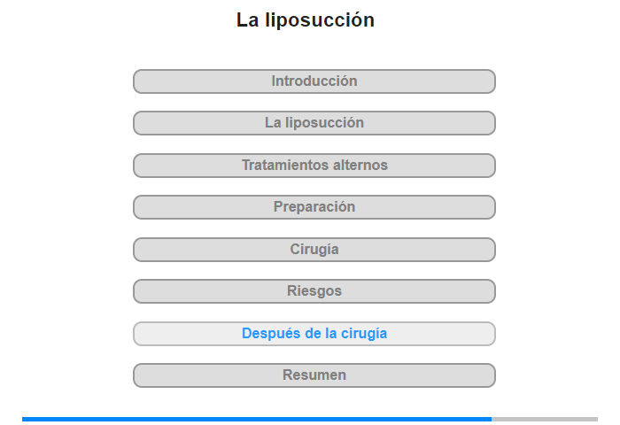 Despus de la ciruga