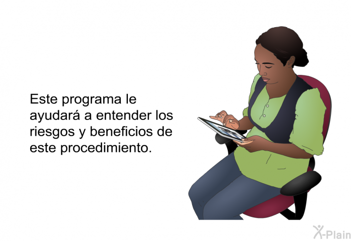 Esta informacin acerca de su salud le ayudar a entender los riesgos y beneficios de este procedimiento.