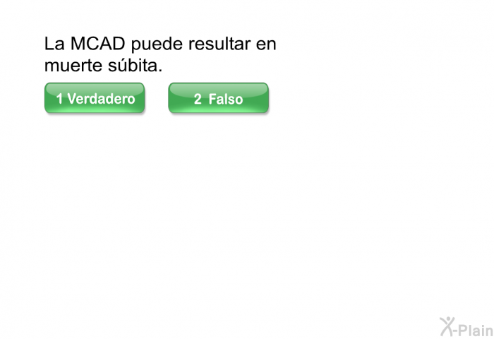 La MCAD puede resultar en muerte sbita.